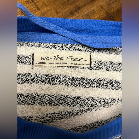 Free People Classic Striped Oversized Crewneck Top - Picture 5 of 10